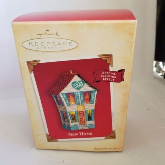 Hallmark Ornament New Home  2004 Ornament, Tin with Special Lighting Effect EUC - Picture 2 of 4